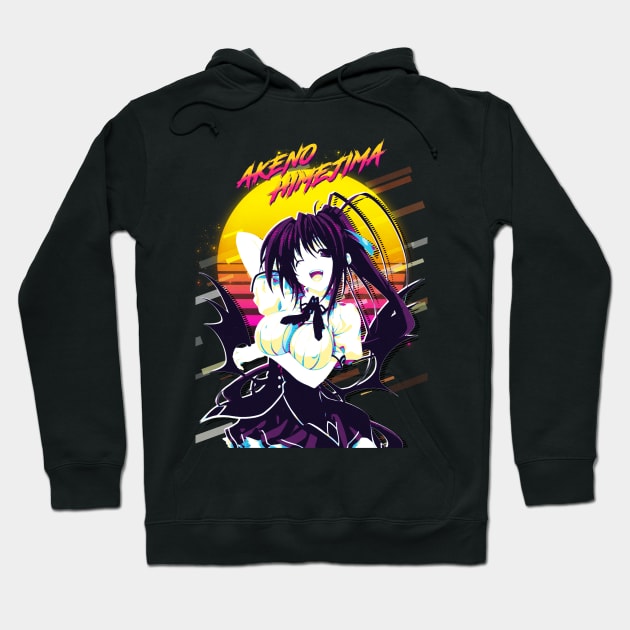 High School DxD - Akeno Himejima Hoodie by 80sRetro